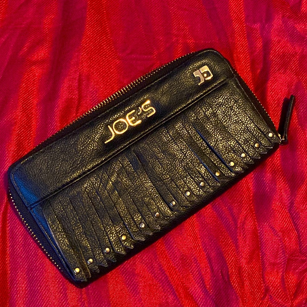🌻Joe’s Wallet • Black • Zip Around Studded